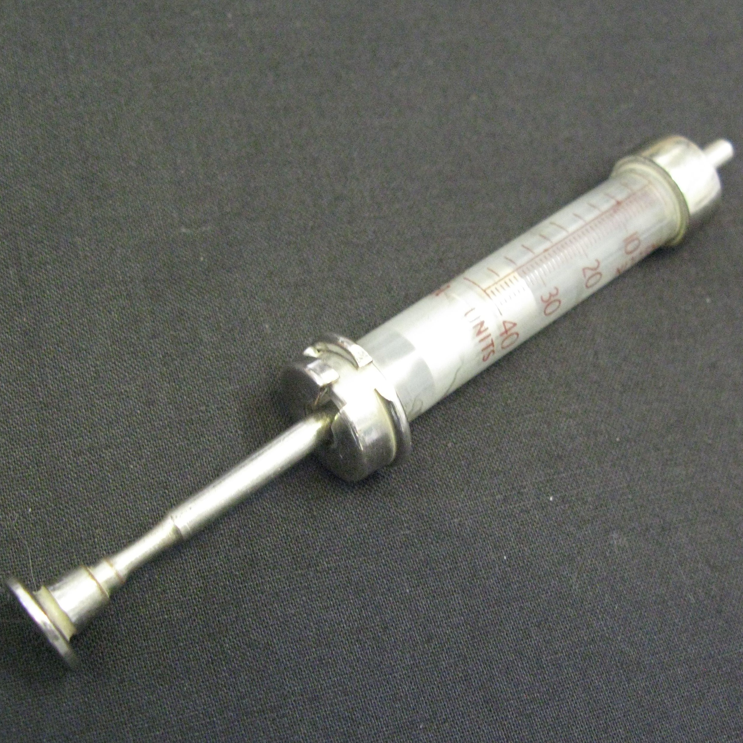 a empty syringe without a needle